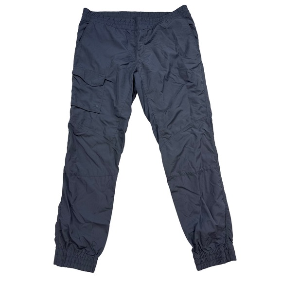 Columbia Pants - Columbia Cargo Jogger Pants Womens L Gray Excellent Hiking Nylon Ripstop